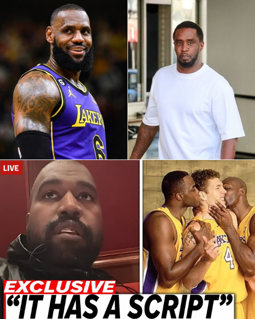 VIDEO: Kanye West LEAKS Diddy & Lebron James Lakers Role Play S3X TAPE?!